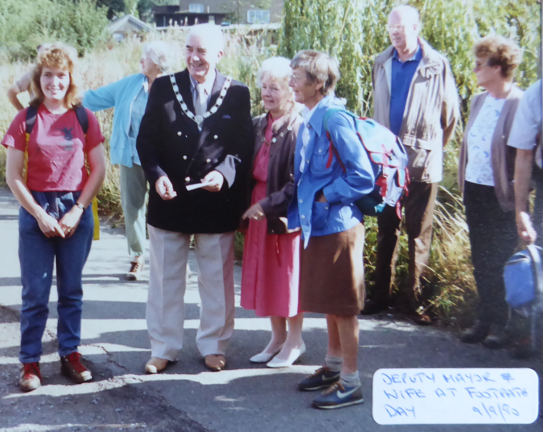 Margaret Loveless with Mayor 1980