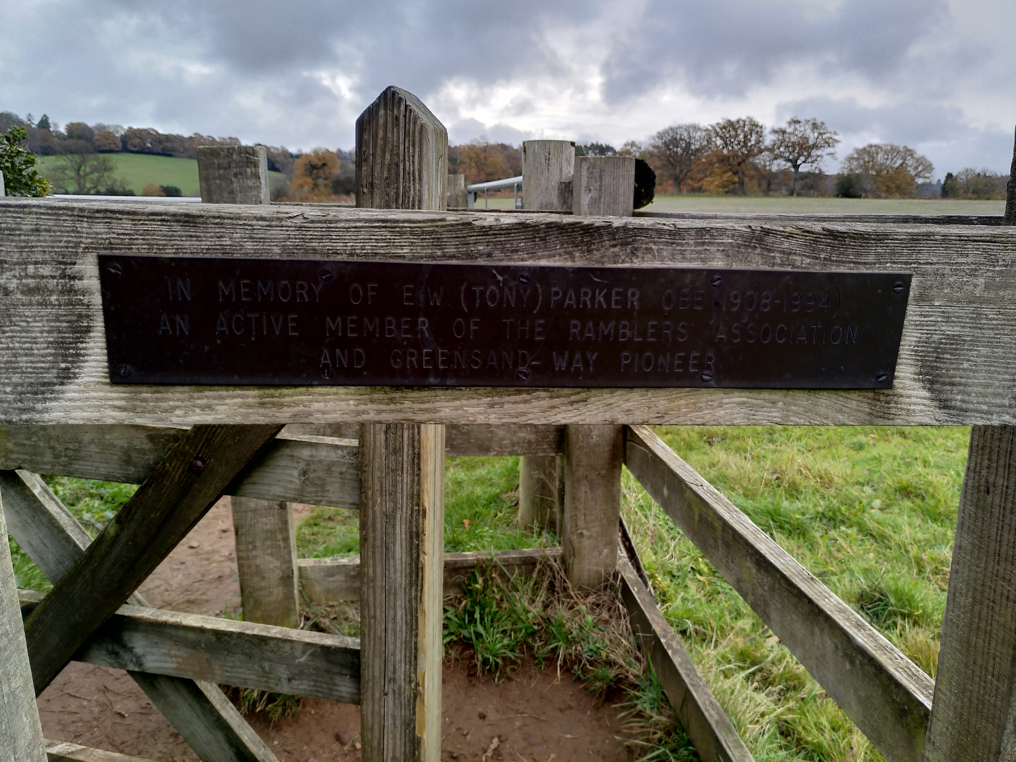 Tony Parker Kissing Gate 2 Nov2020